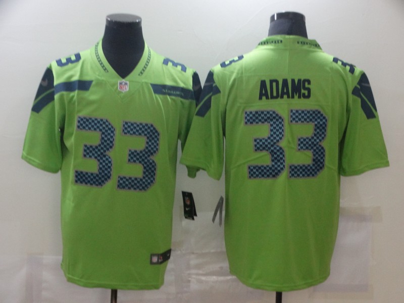 Men Seattle Seahawks #33 Adams Green Nike Limited Vapor Untouchable NFL Jerseys